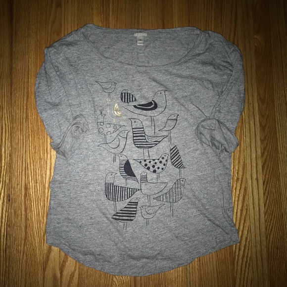 Jcrew bird t shirt - Picture 1 of 8